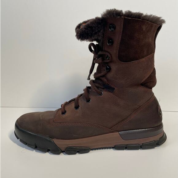 Nike Air Nevist-9 ACG Brown Leather Shearling Boots Men\'s Size 10.5 main image 8